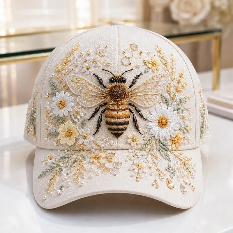 Arlena - Floral Horse Accent Cap