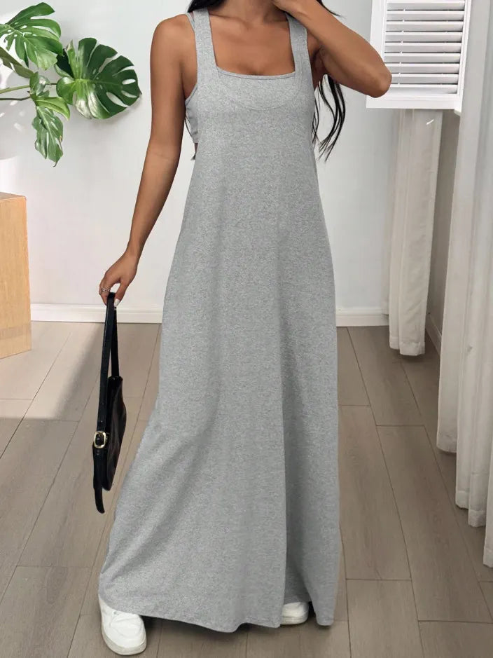 Evania - Layered Two Piece Maxi Dress Set