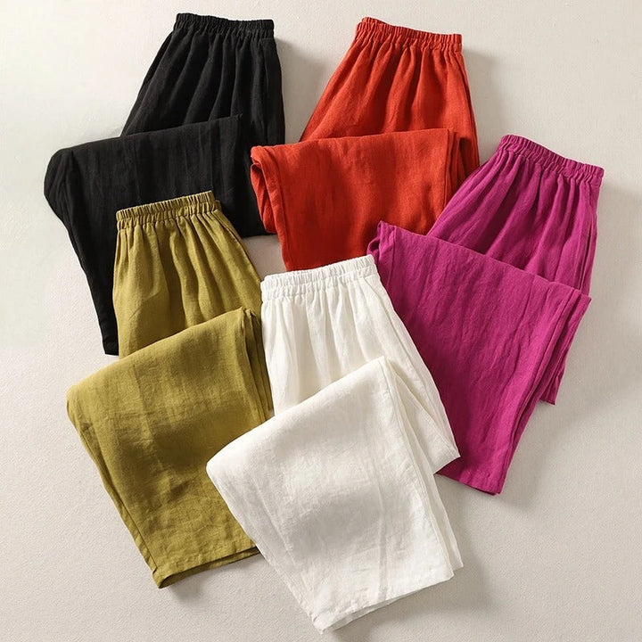 Odalys- Premium Linen Trousers