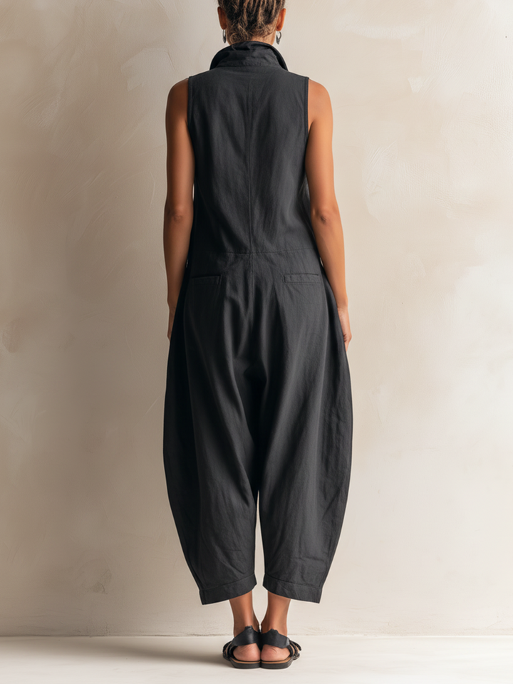 Nerine - Soft-Touch Cargo Jumpsuit
