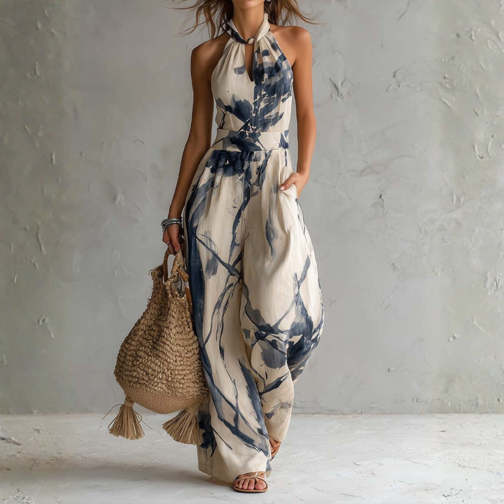 Rosalba - Artistic Print Jumpsuit