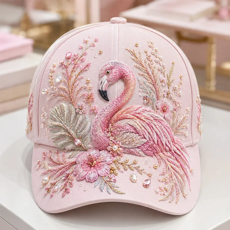 Arlena - Floral Horse Accent Cap