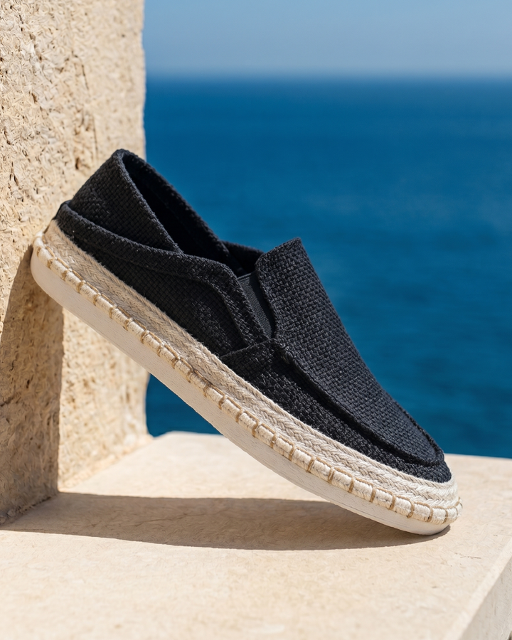 Falkner - Textured Slip-On Espadrille