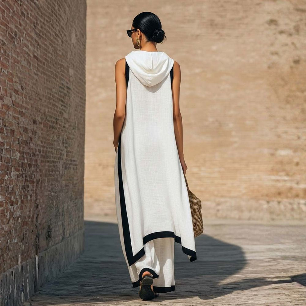 Florine - Sleeveless Layered Two Piece Set