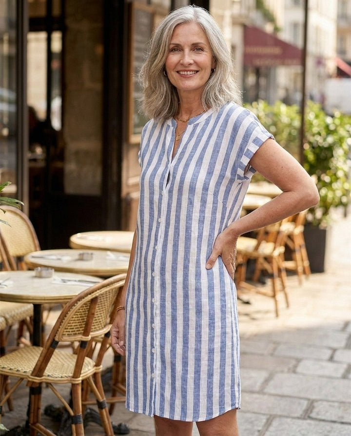 Camelia - Fluid Shirt Dress
