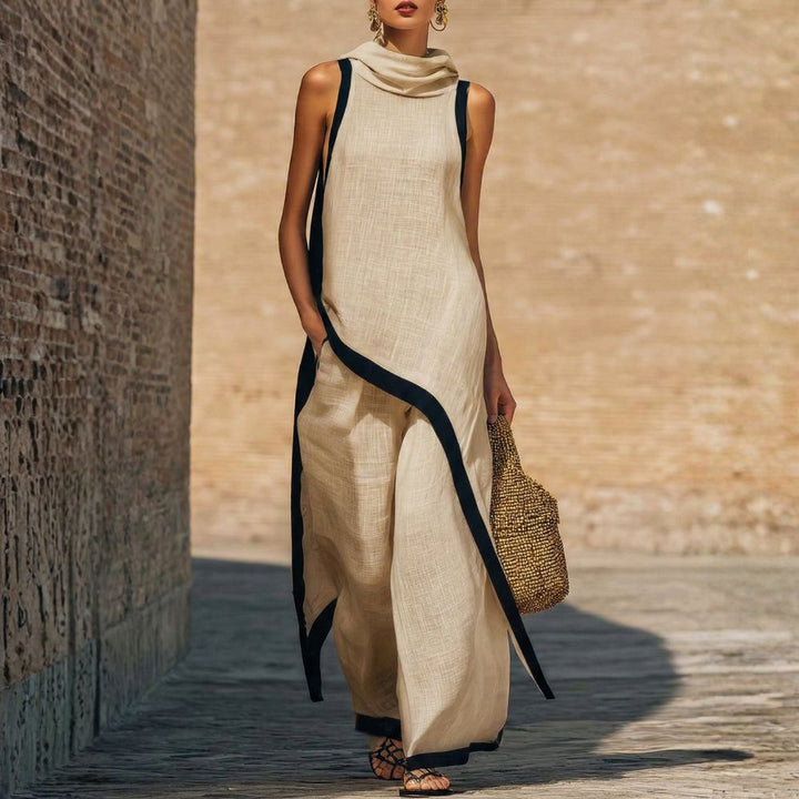 Florine - Sleeveless Layered Two Piece Set