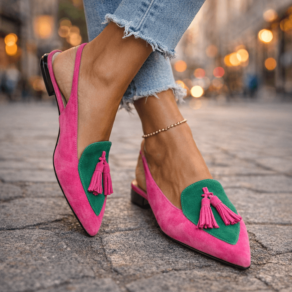 Delisia - Artisanal Tassel-Strap Sandals