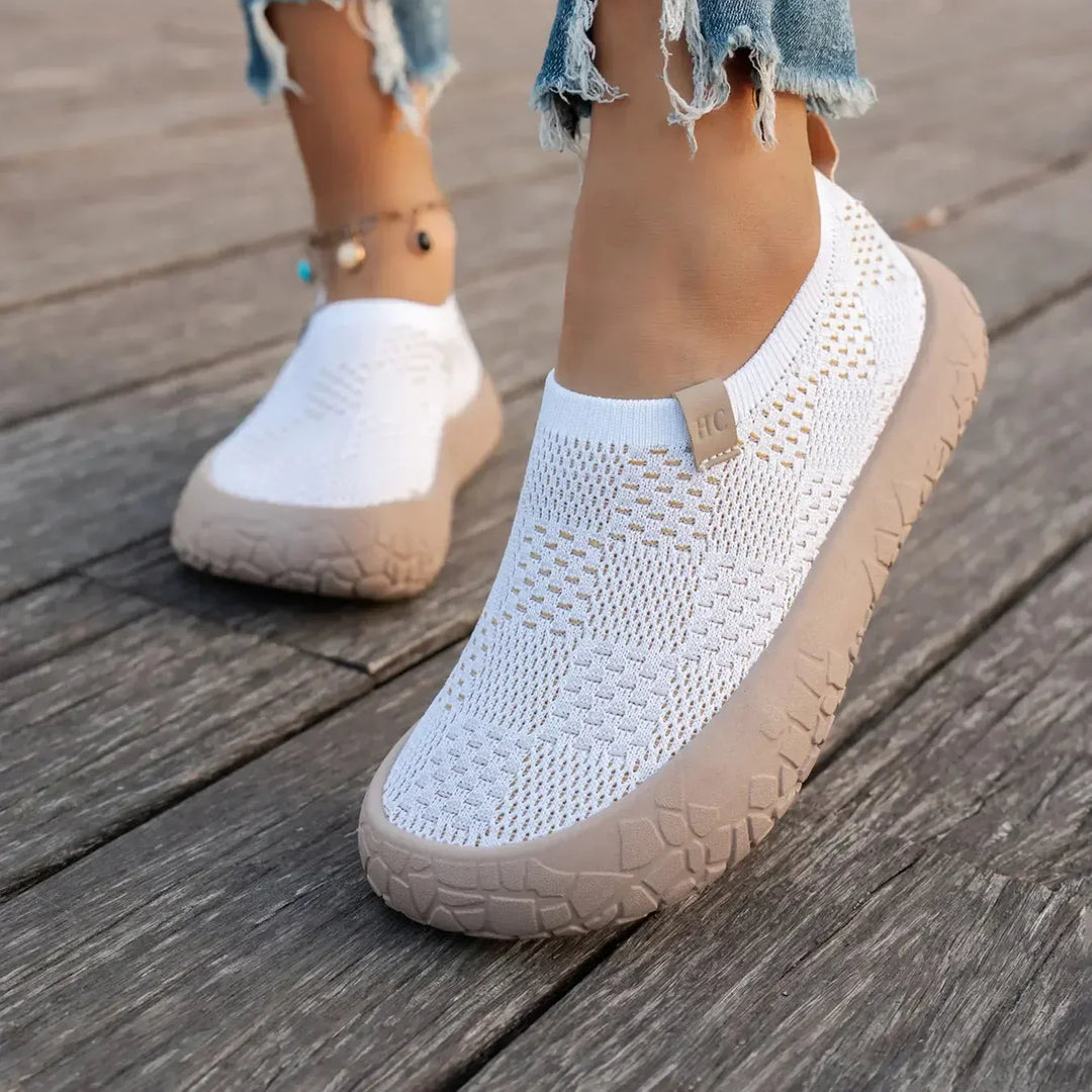 Allegra - Cushioned Slip-On Sneakers