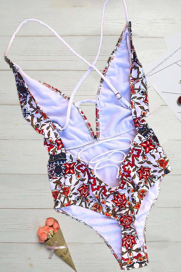Sereina - Sculpting V-Neck One-Piece Swimsuit