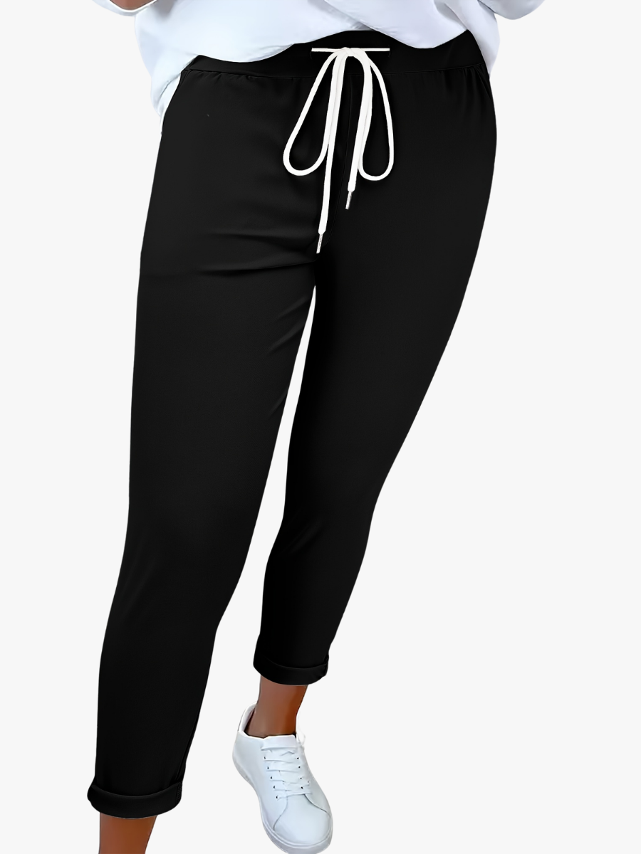 Tansy - Tailored Stretch Drawstring Trousers