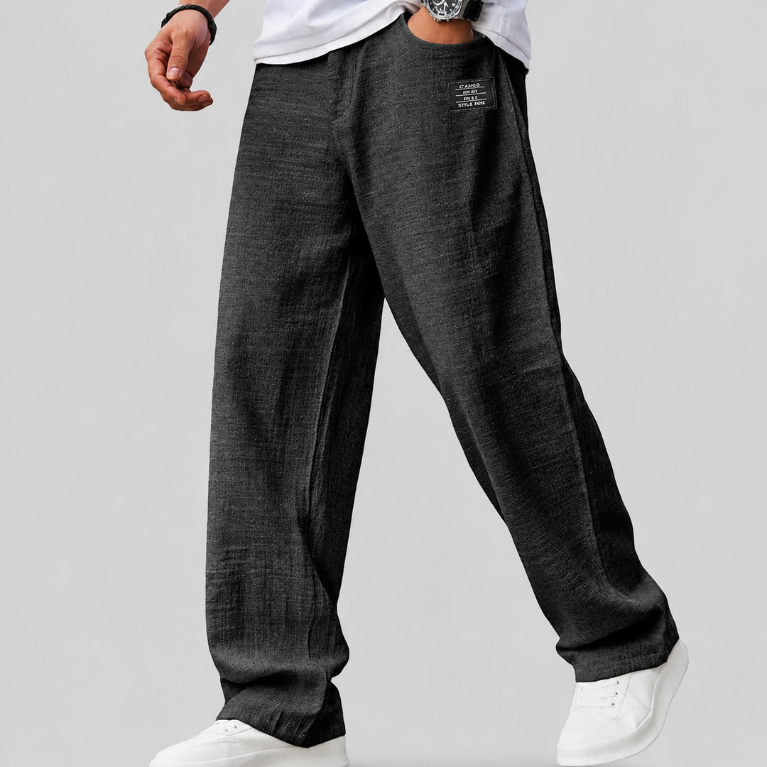 Ashwin - Relaxed-Fit Linen Trousers