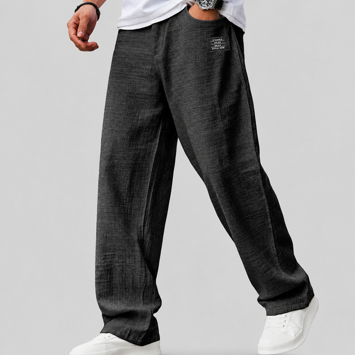 Ashwin - Relaxed-Fit Linen Trousers
