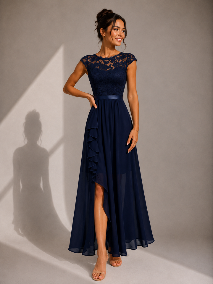 Winsome - Flowing A-Line Maxi Dress