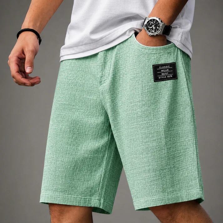 Caelan - Refined Linen Shorts