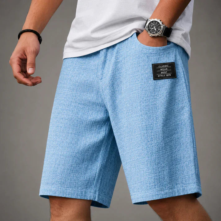 Caelan - Refined Linen Shorts