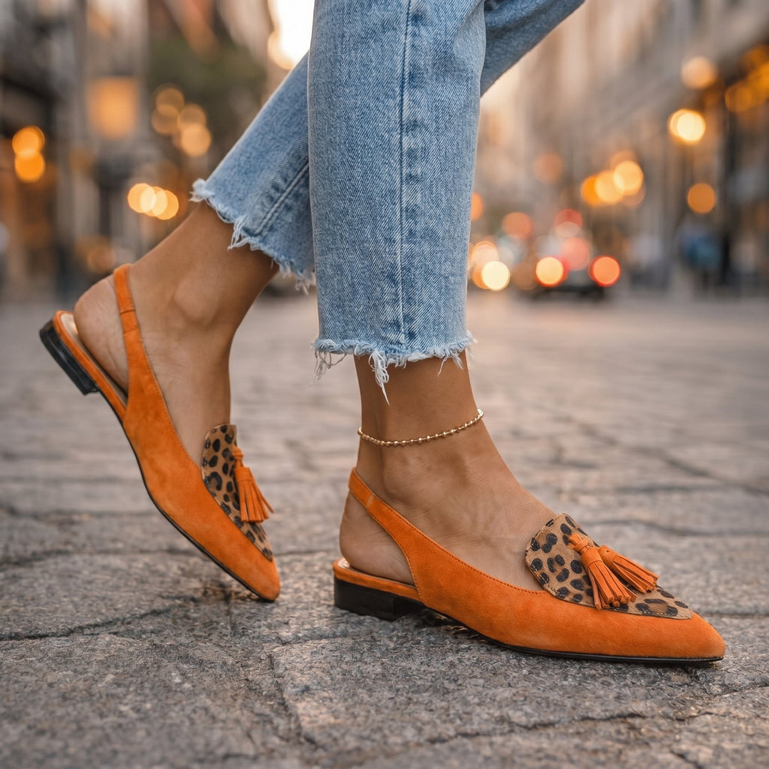 Delisia - Artisanal Tassel-Strap Sandals