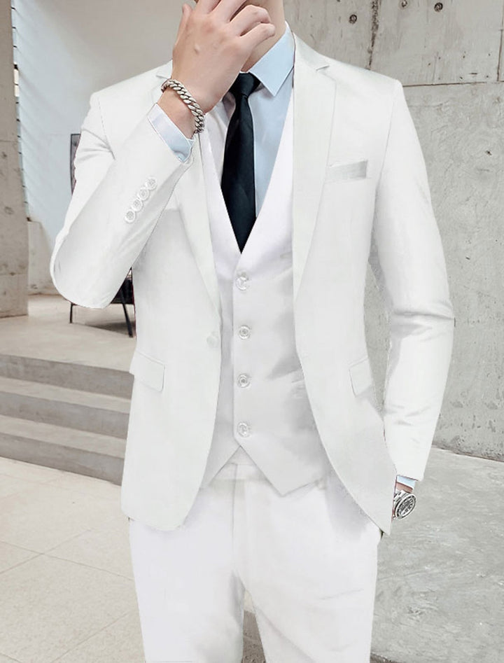 Harcourt - Tailored-Fit Three-Piece Suit