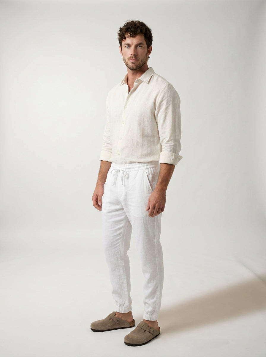 Carrick - Lightweight Linen Joggers