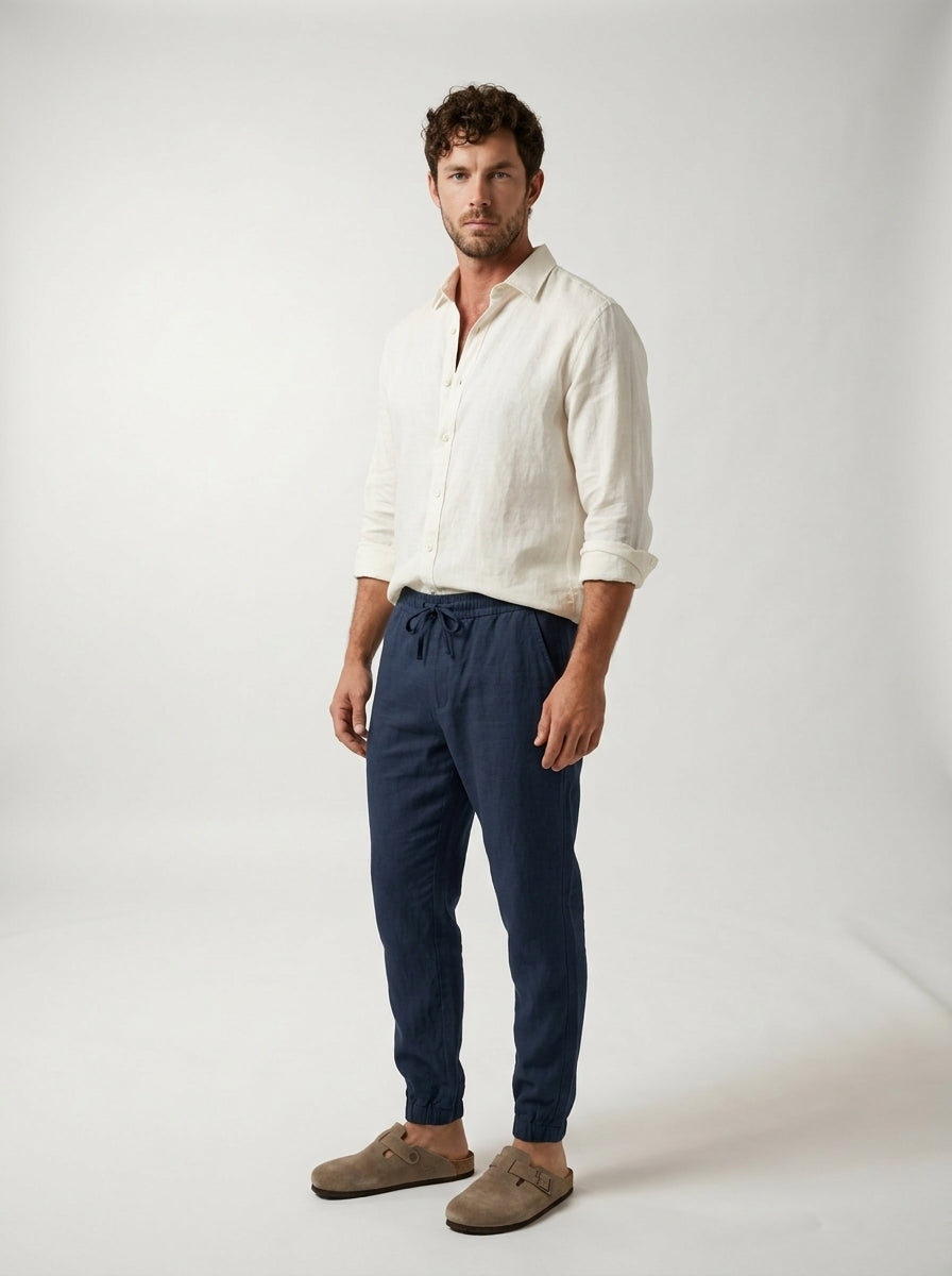 Carrick - Lightweight Linen Joggers