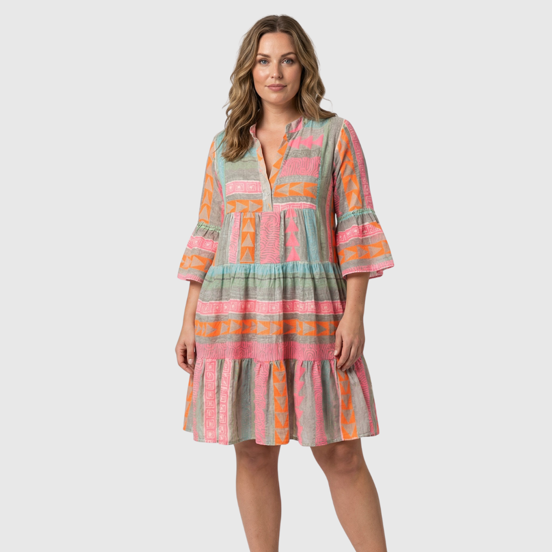 Serenique - Soft-Touch Midi Dress