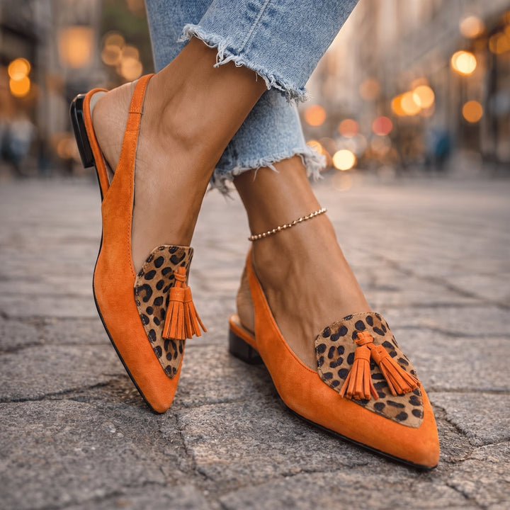 Delisia - Artisanal Tassel-Strap Sandals