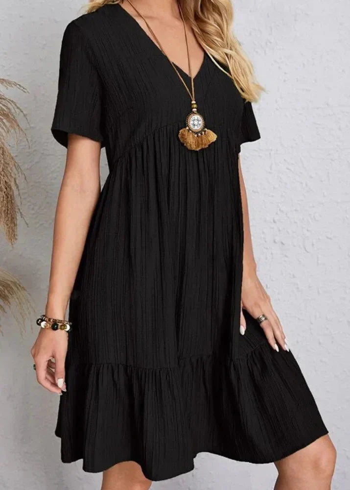 Flavia - Fluid Layered Dress