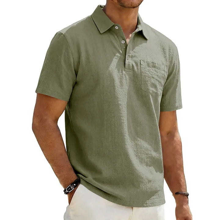 Grafton - Textured Short-Sleeve Polo