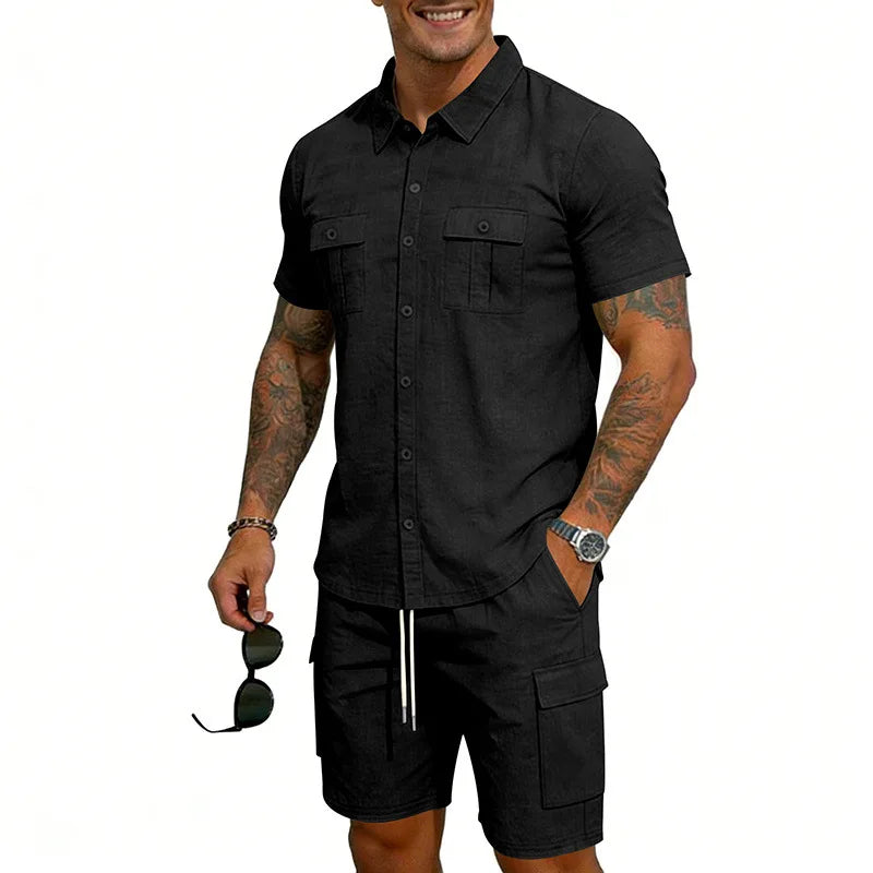 Yarcombe - Breathable Men's Two-Piece Set