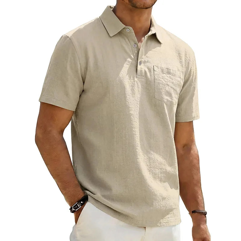Grafton - Textured Short-Sleeve Polo