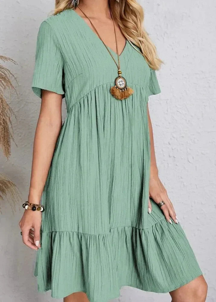 Flavia - Fluid Layered Dress