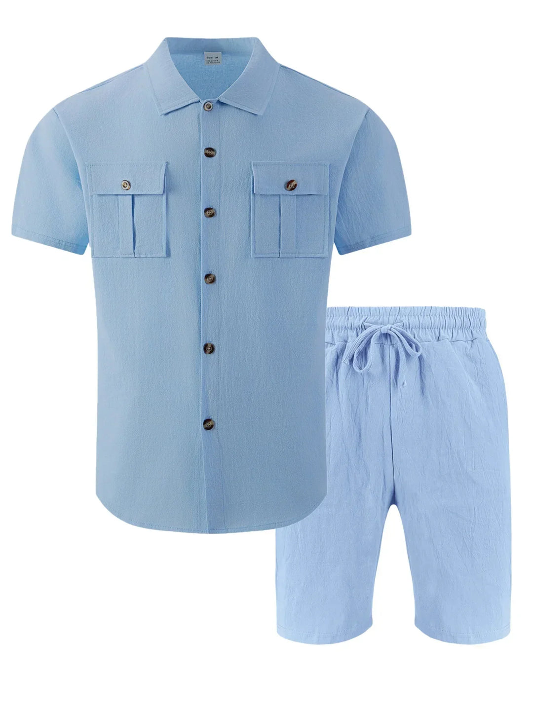 Dunley - Breezy Matching Shirt and Shorts Set