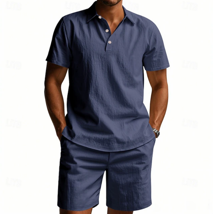Gervase - Breathable Polo & Shorts Set