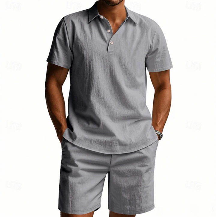 Gervase - Breathable Polo & Shorts Set