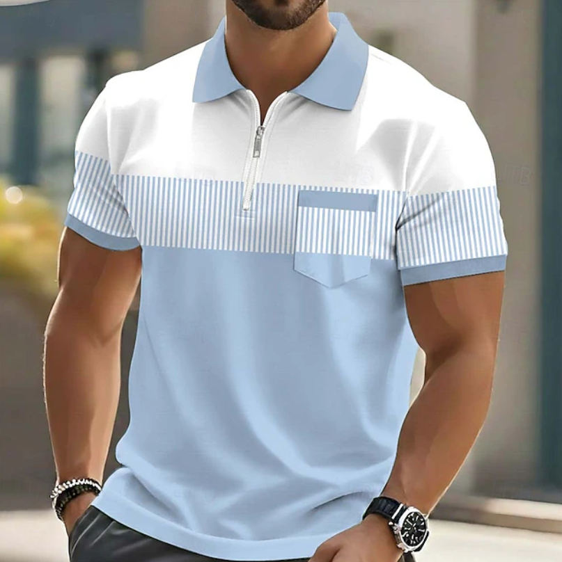 Bexford - Soft-Touch Zip-Neck Polo Shirt