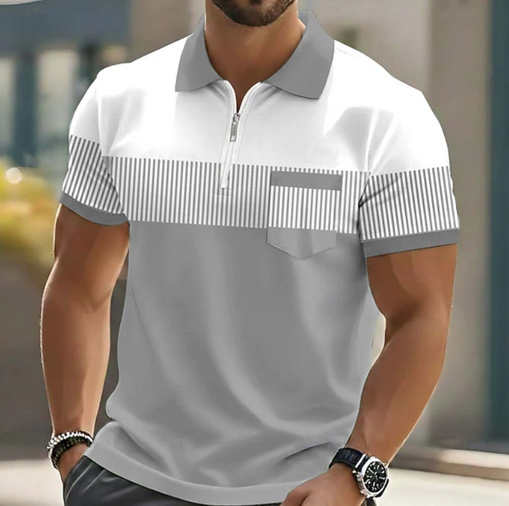 Bexford - Soft-Touch Zip-Neck Polo Shirt