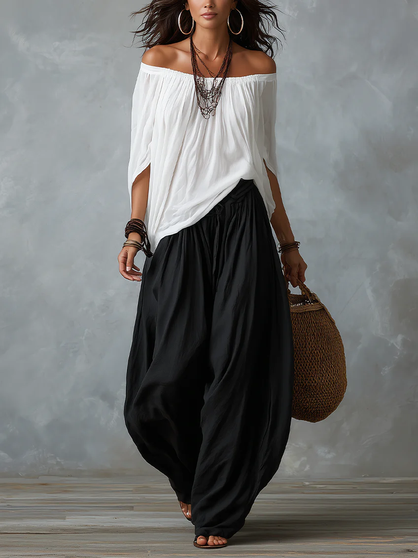 Beatha - Fluid Off-Shoulder Co-ord Set