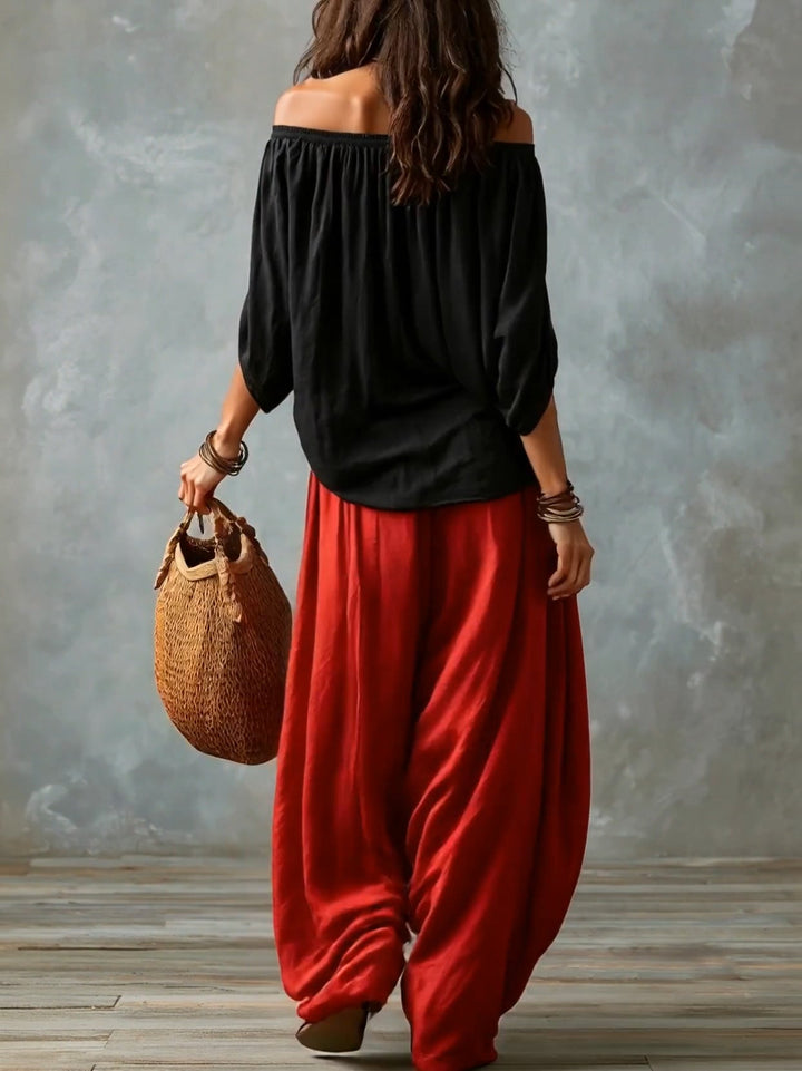 Beatha - Fluid Off-Shoulder Co-ord Set