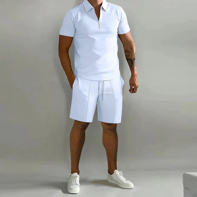 Fenton - Lightweight Polo Shirt & Shorts Set