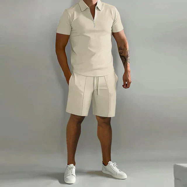 Fenton - Lightweight Polo Shirt & Shorts Set
