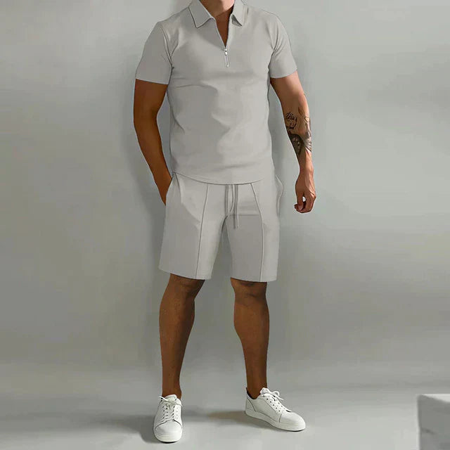Fenton - Lightweight Polo Shirt & Shorts Set