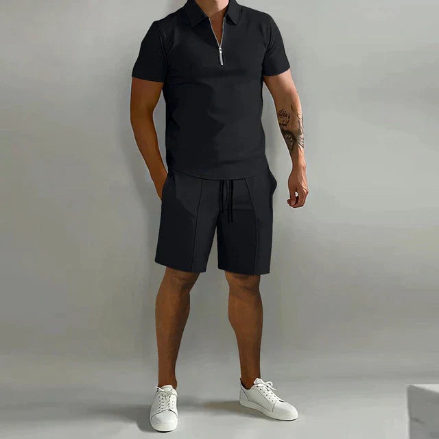 Fenton - Lightweight Polo Shirt & Shorts Set