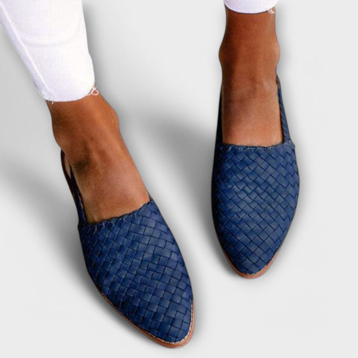 Alouisa- Hand-Woven Slingback Ballet Flat