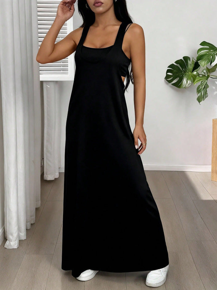 Evania - Layered Two Piece Maxi Dress Set