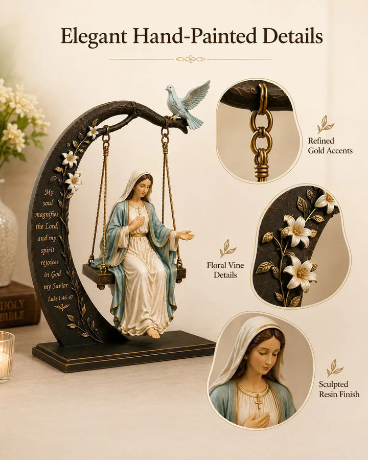 Calienne - Our Lady Swing Tabletop Statue