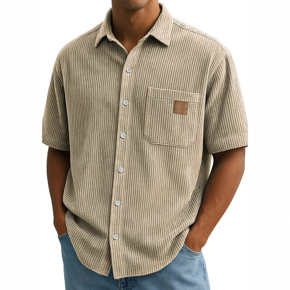 Anwick - Soft-Touch Ribbed Shirt
