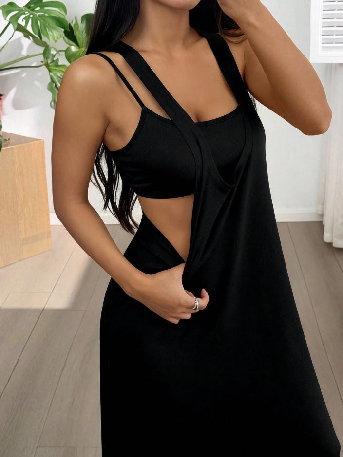 Evania - Layered Two Piece Maxi Dress Set