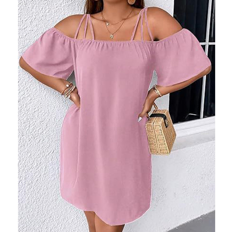 Alissia - Airy Off-Shoulder Dress