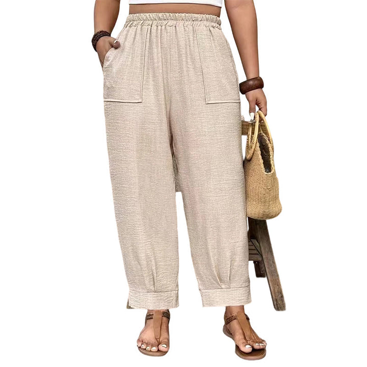 Perdita - Soft-Touch Wide-Leg Trousers