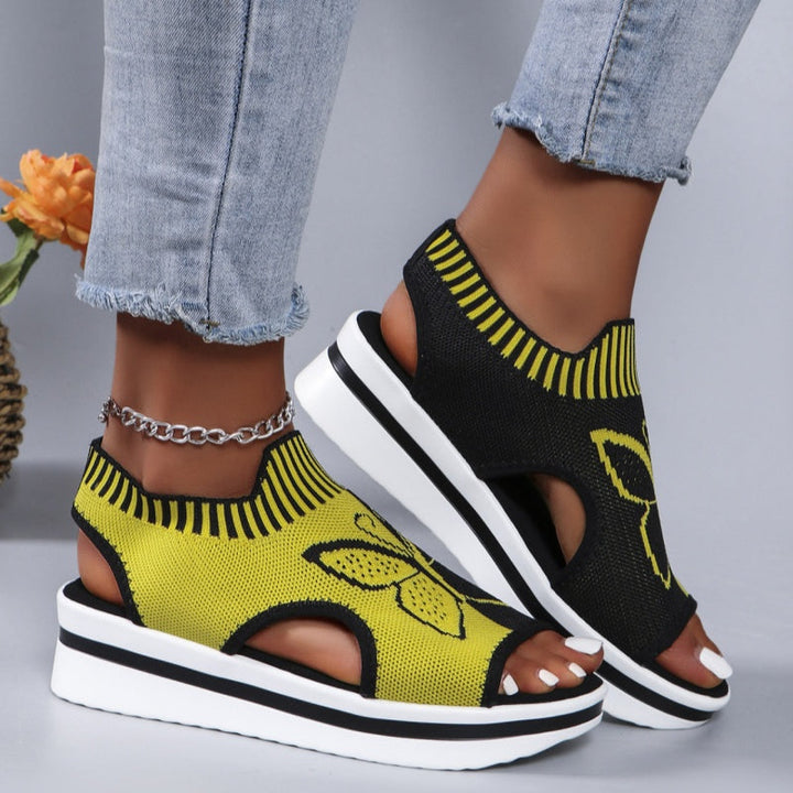 Valessia - Cushioned Platform Sandals