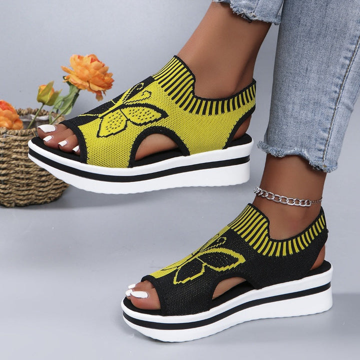 Valessia - Cushioned Platform Sandals